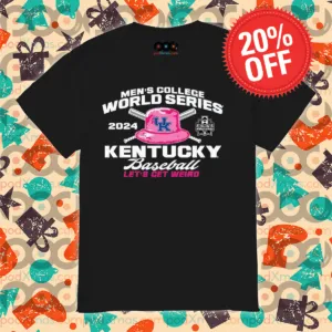 Hat Men's College World Series 2024 Kentucky Baseball Let's Get Weird 2024 Shirt