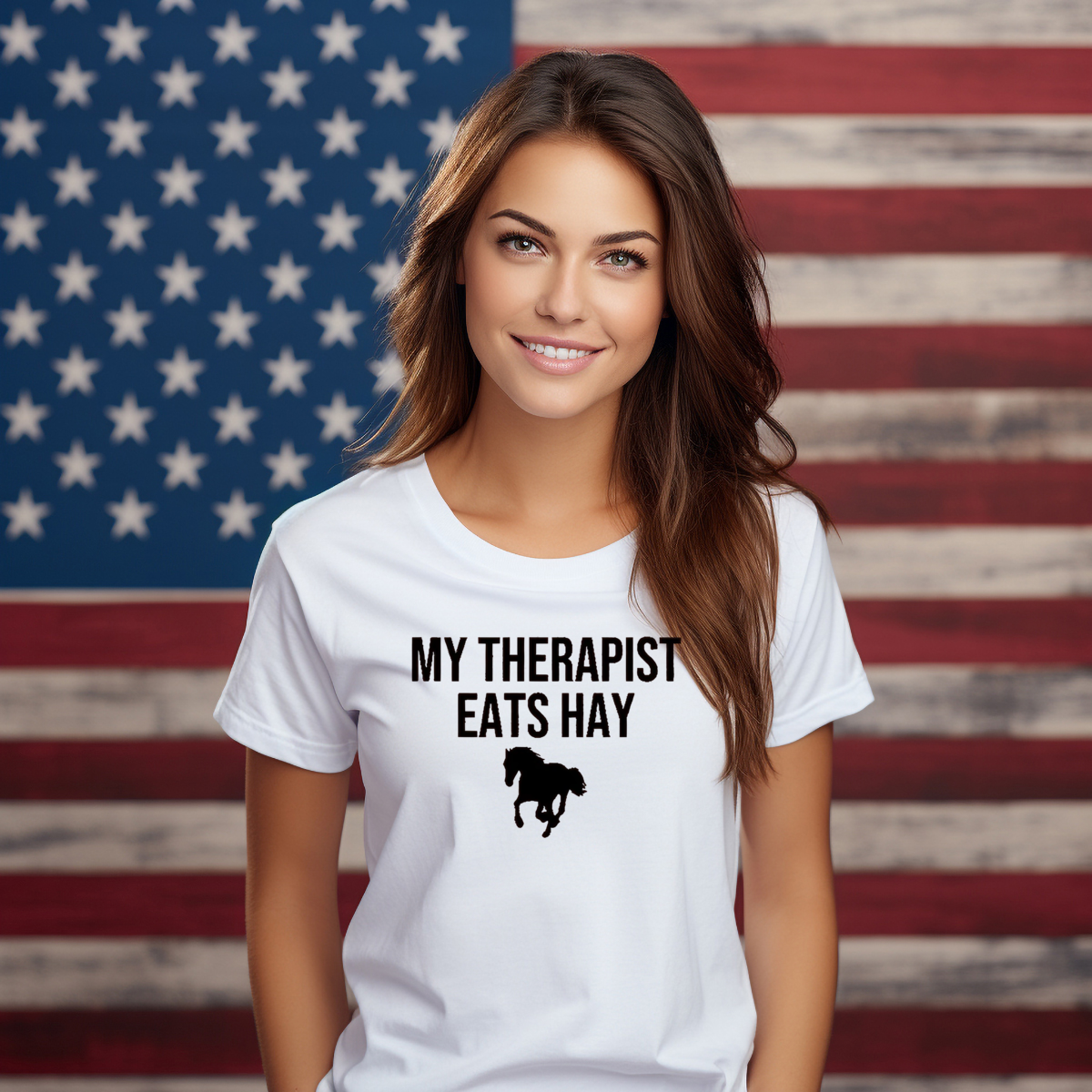 Horse My Therapist Eats Hay 2024 Shirt