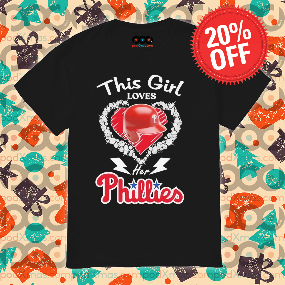 Philadelphia Phillies This Girl Love Her Phillies 2024 Shirt
