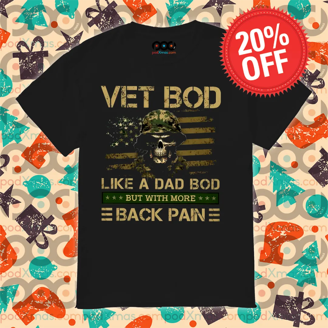 Skull Vet Bob Like A Dad Bob But With More Back Pain Vintage Shirt