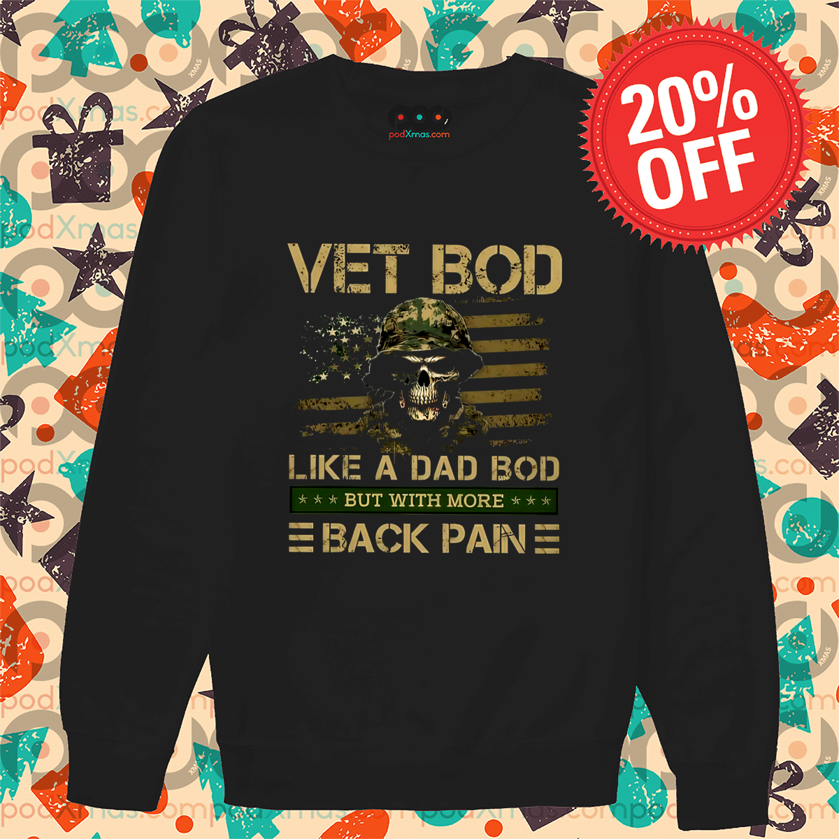 Skull Vet Bob Like A Dad Bob But With More Back Pain Vintage Shirt