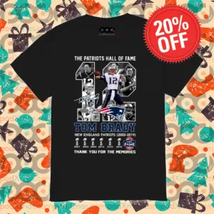 The Patriots Hall Of Fame Tom Brady Thank You For The Memories Signature 2024 Shirt