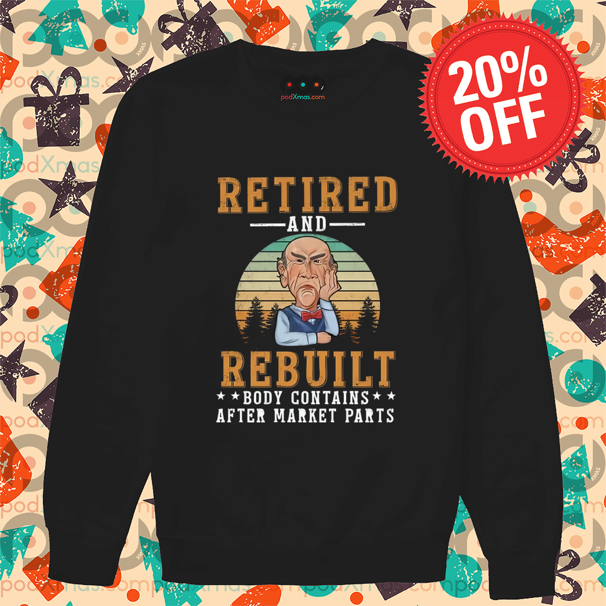 Grumpy Old Man Retired And Rebuilt Body Contains After Market Parts Vintage Shirt