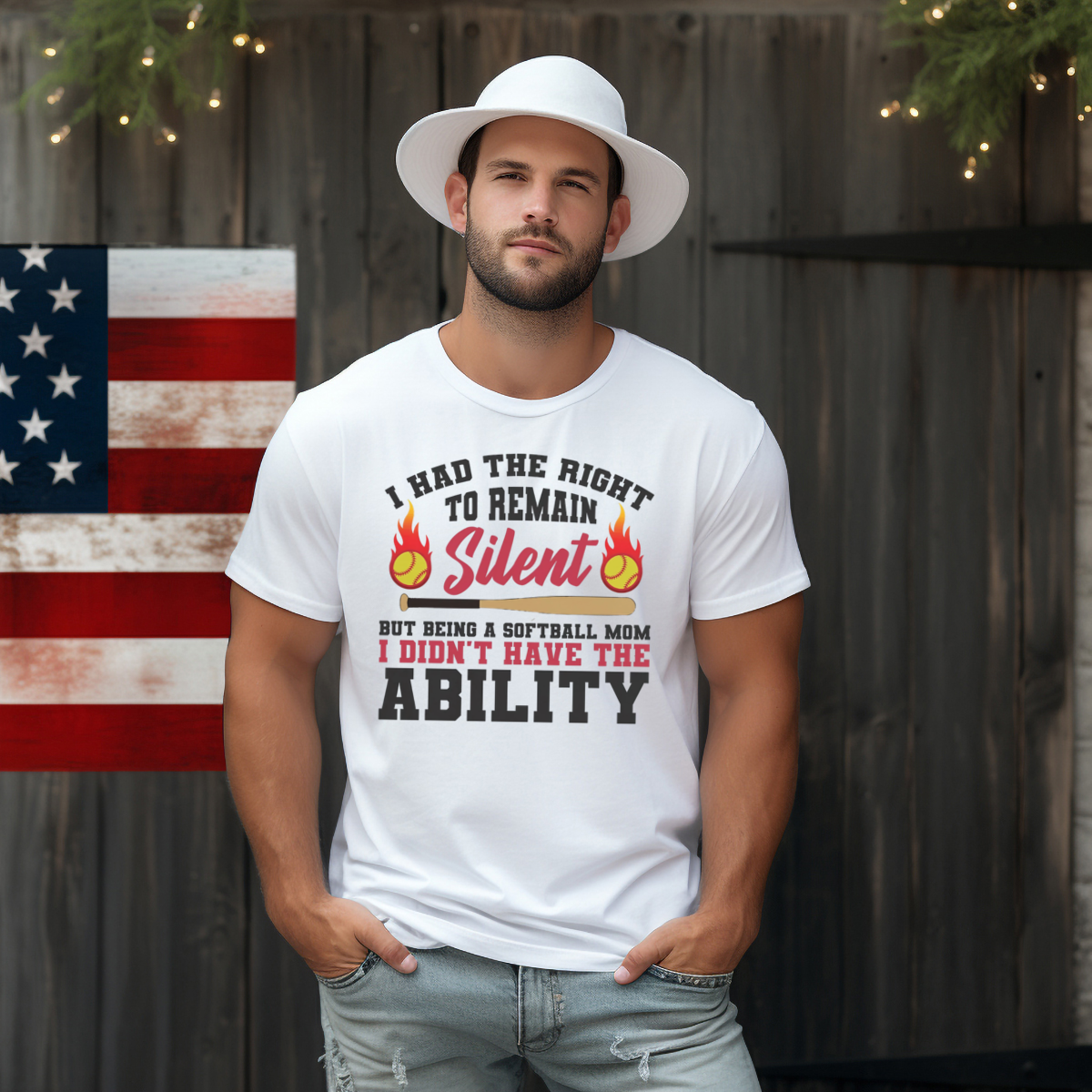 I Had The Right To Remain Silent But Being A Softball Mom Shirt