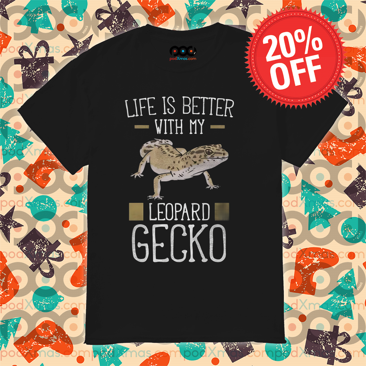 Life Is Better With My Leopard Gecko 2024 Shirt