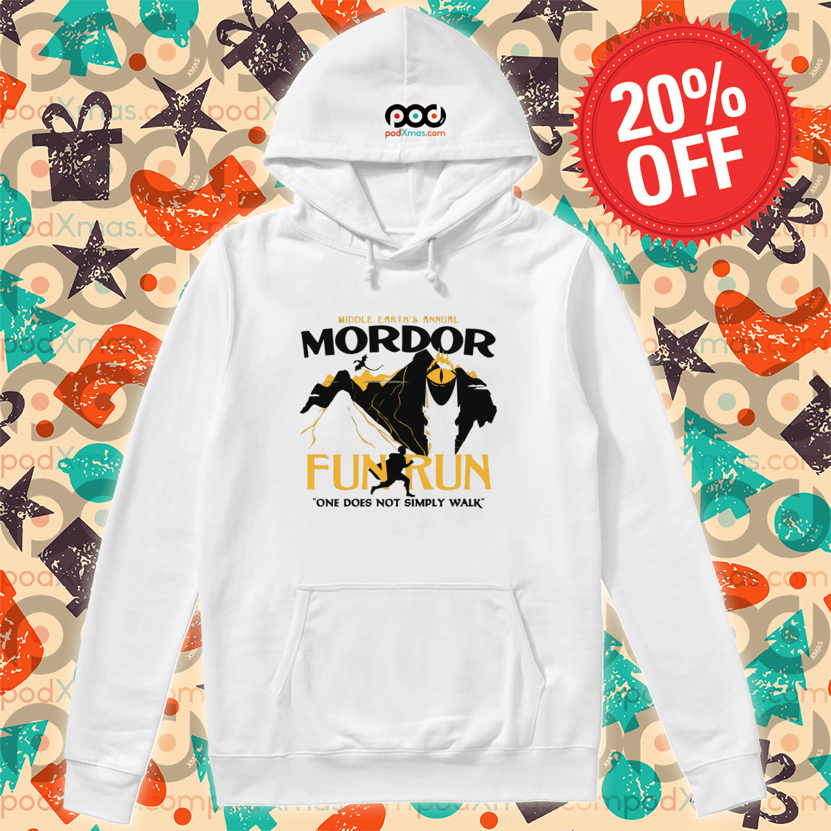 Middle Earth's Annual Mordor Fun Run One Does Not Simply Walk Shirt Middle Earth's Annual Mordor Fun Run One Does Not Simply Walk Shirt