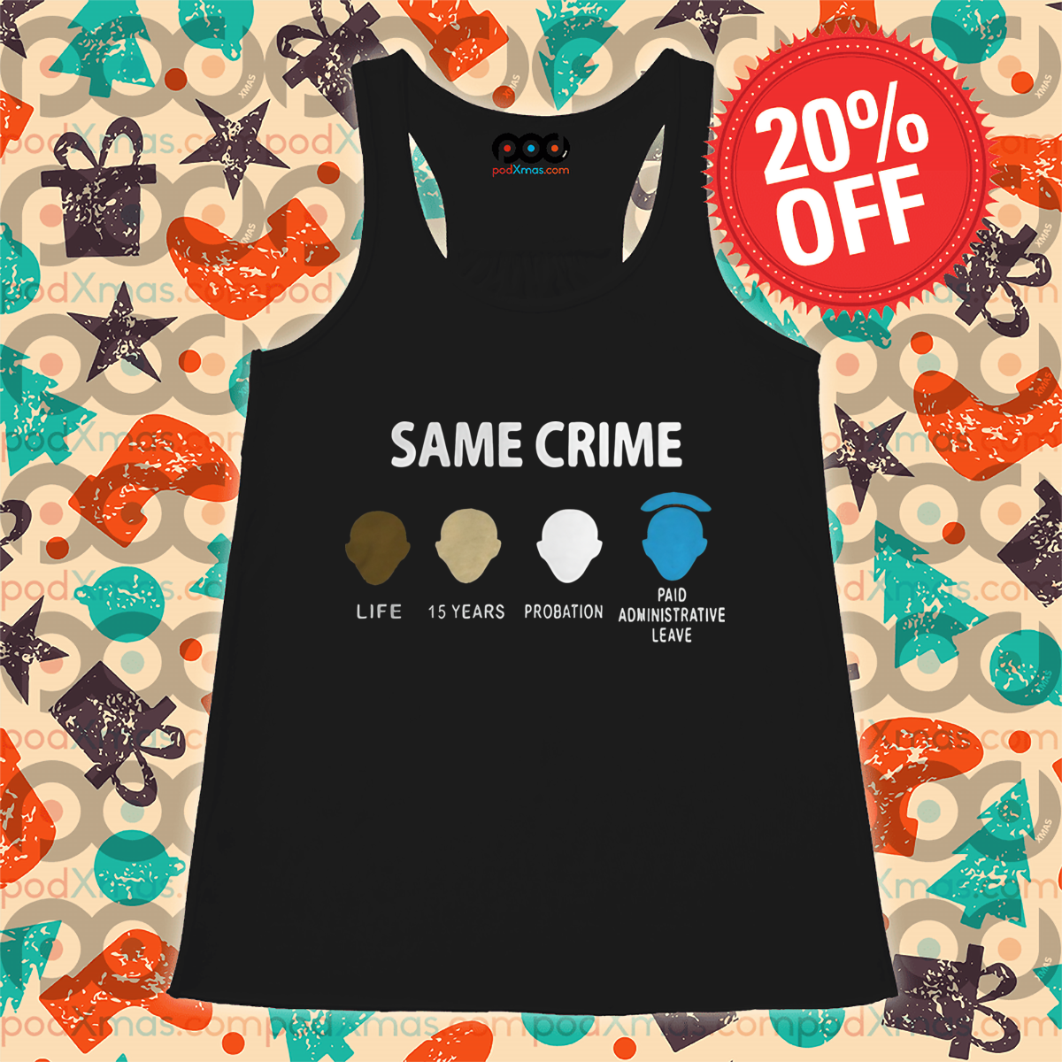 Same Crime Life 15 Years Probation Paid Administrative Leave Shirt