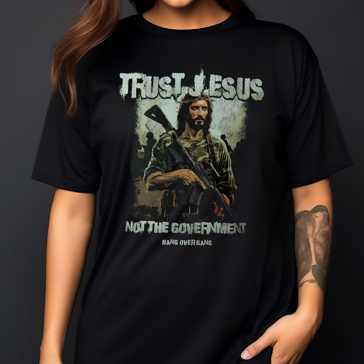 Trust Jesus Not The Government Hang Overgang 2024 Shirt