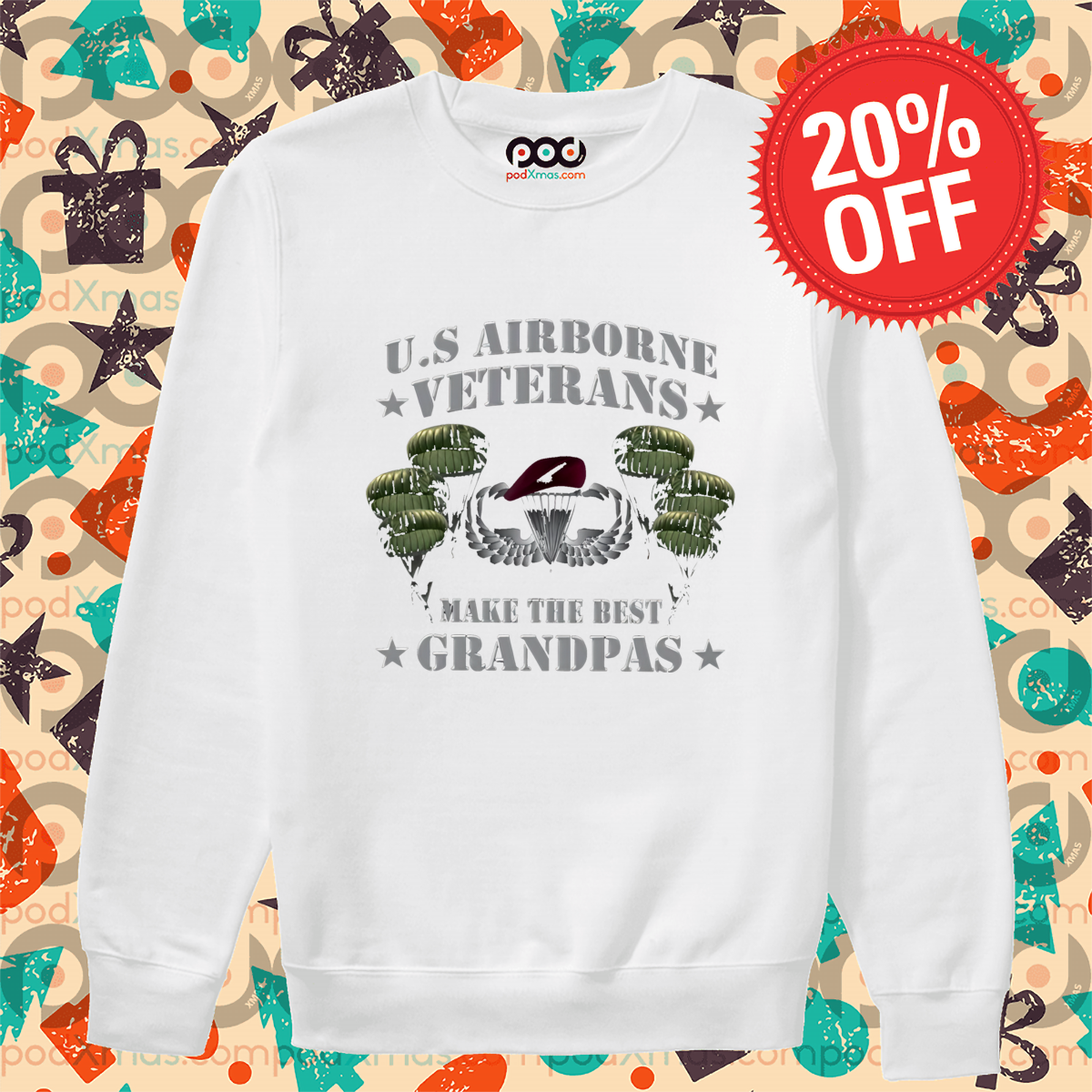 US Airborne Veterans Make The Best Grandpas 2024 Shirt