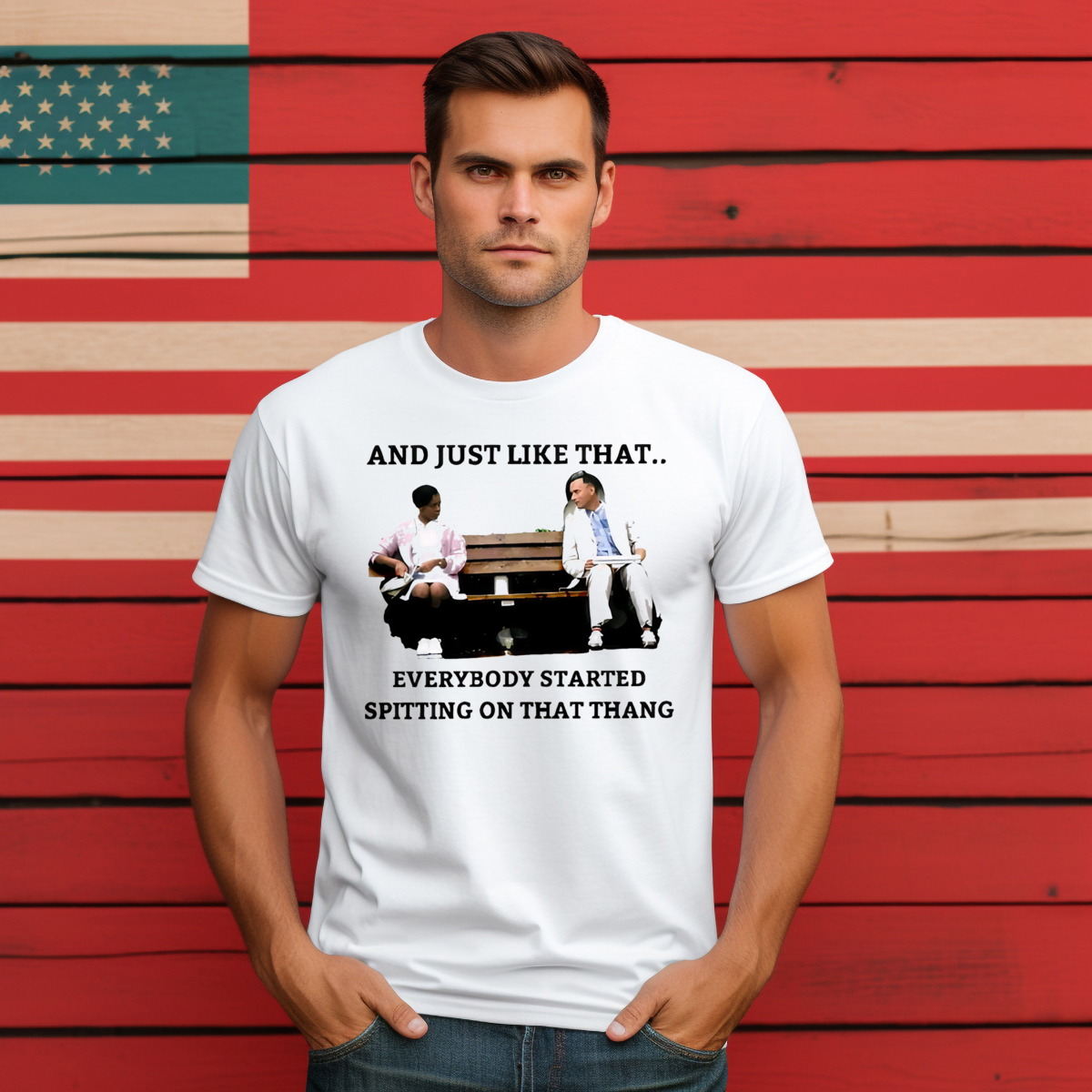 And Just Like That Everybody Started Spitting On That Thang 2024 Shirt And Just Like That Everybody Started Spitting On That Thang 2024 Shirt