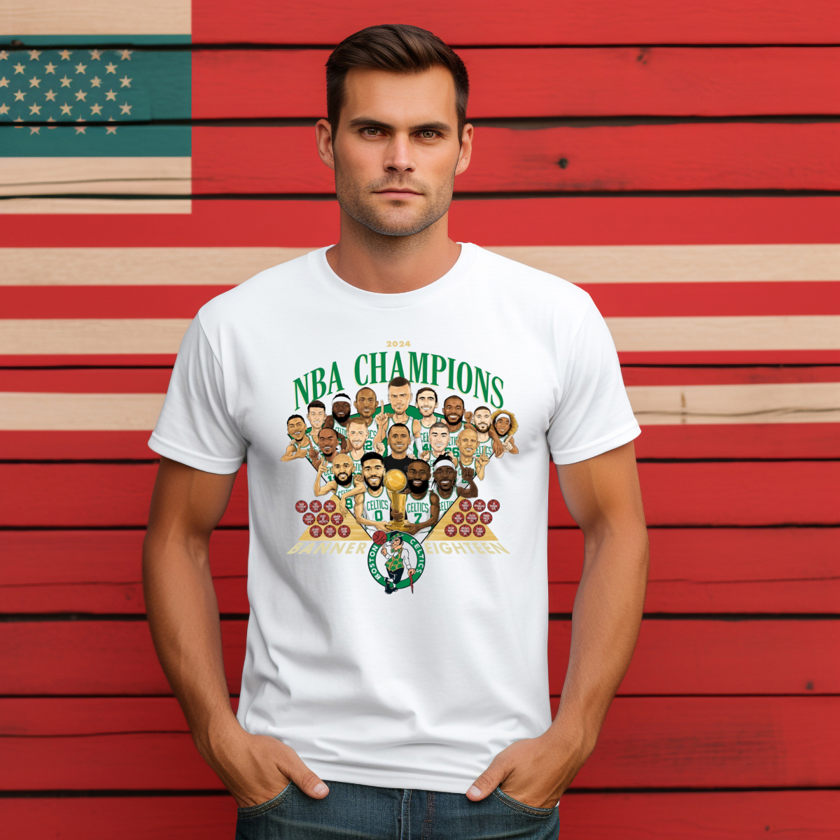 Boston Celtics NBA Champions 2024 Shirt