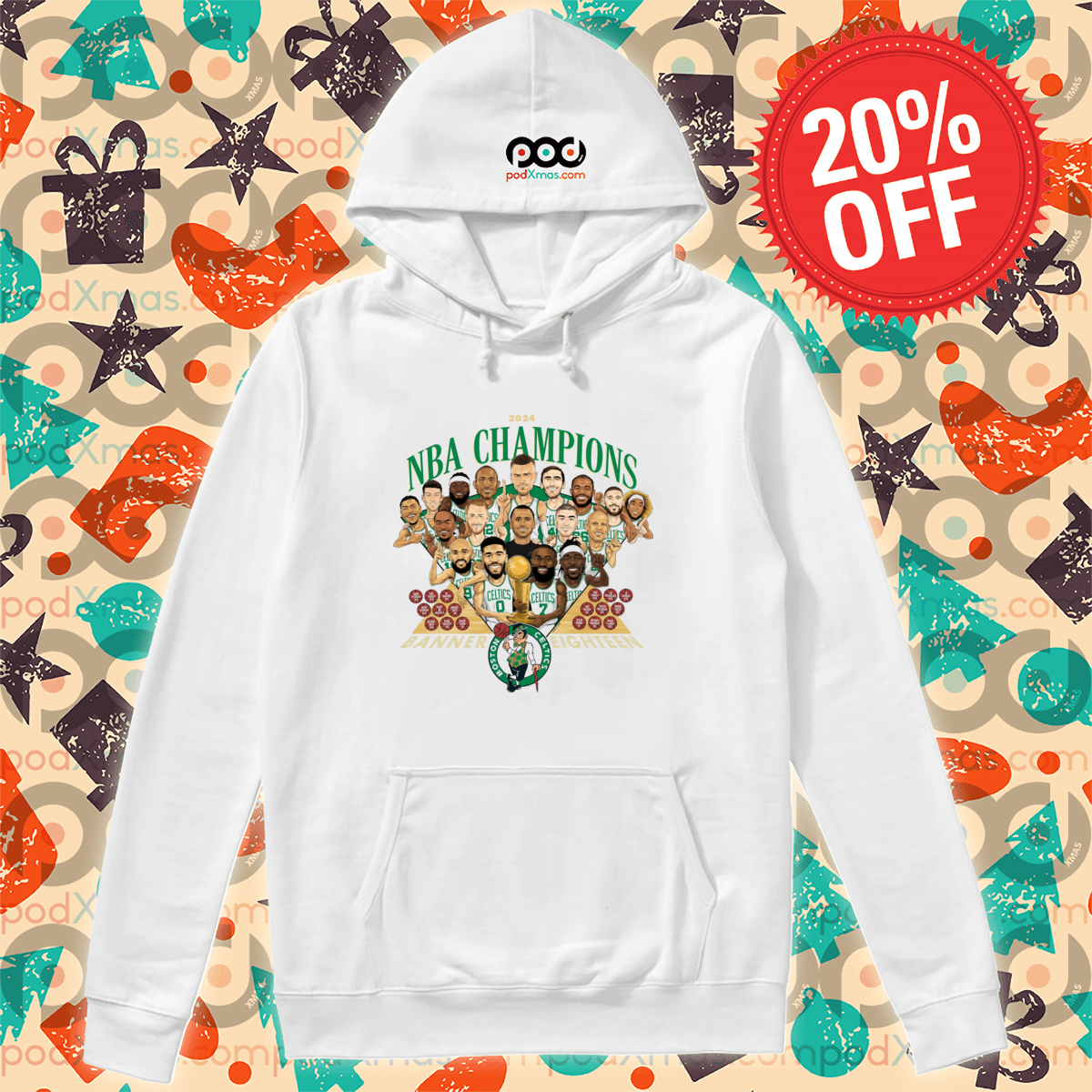Boston Celtics NBA Champions 2024 Shirt