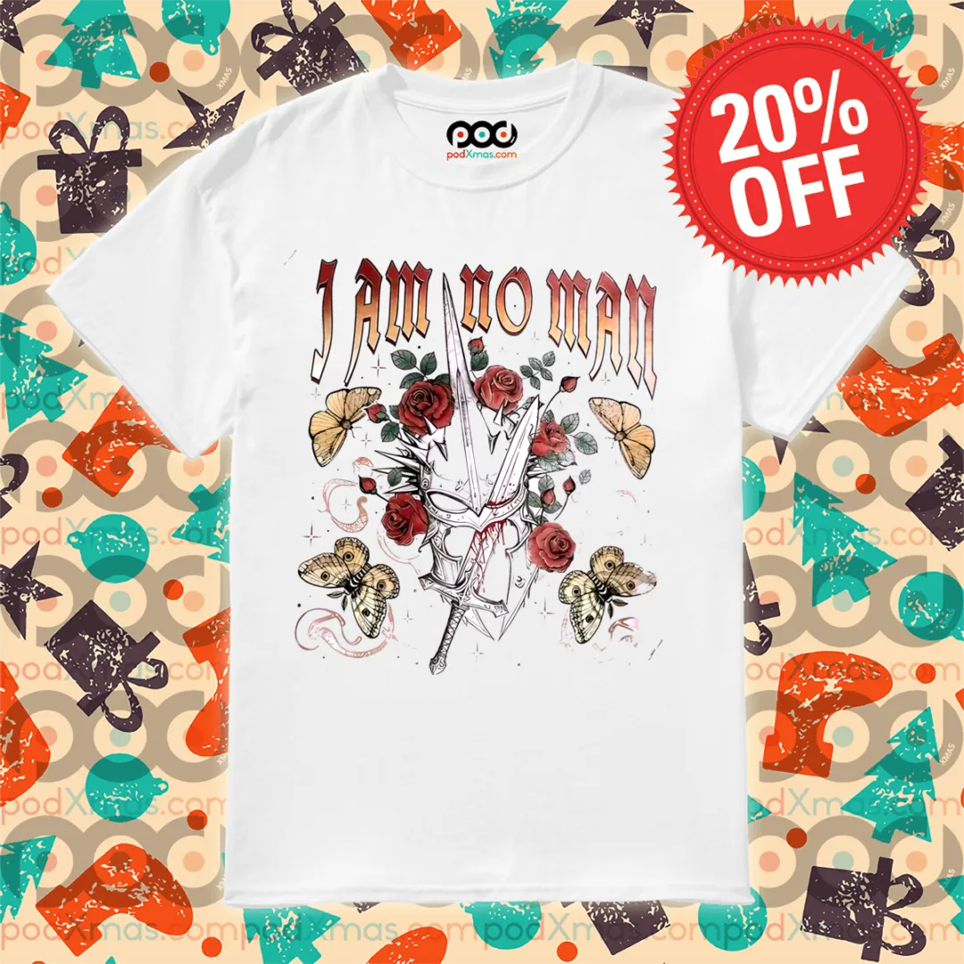 Warrior Butterfly Roses I Am No Man 2024 Shirt