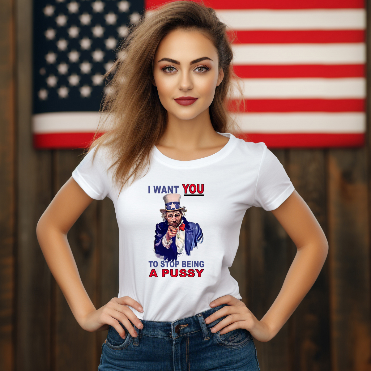Uncle Sam I Want You To Stop Being A Pussy Shirt