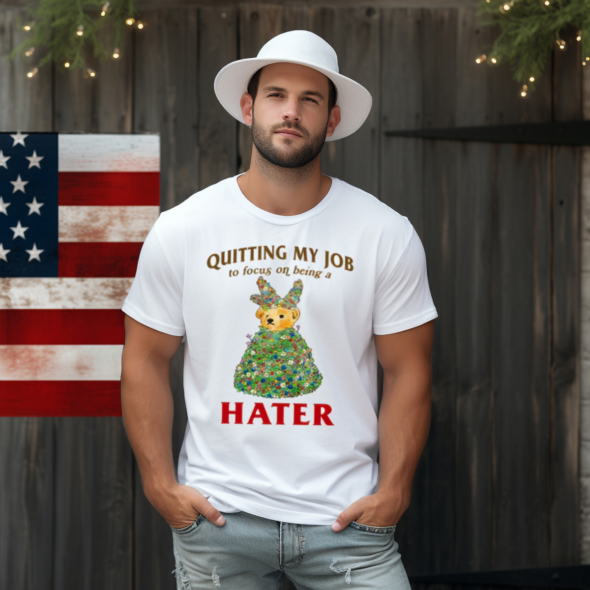 Teddy Bear Quitting My Job To Focus On Being A Hater Shirt