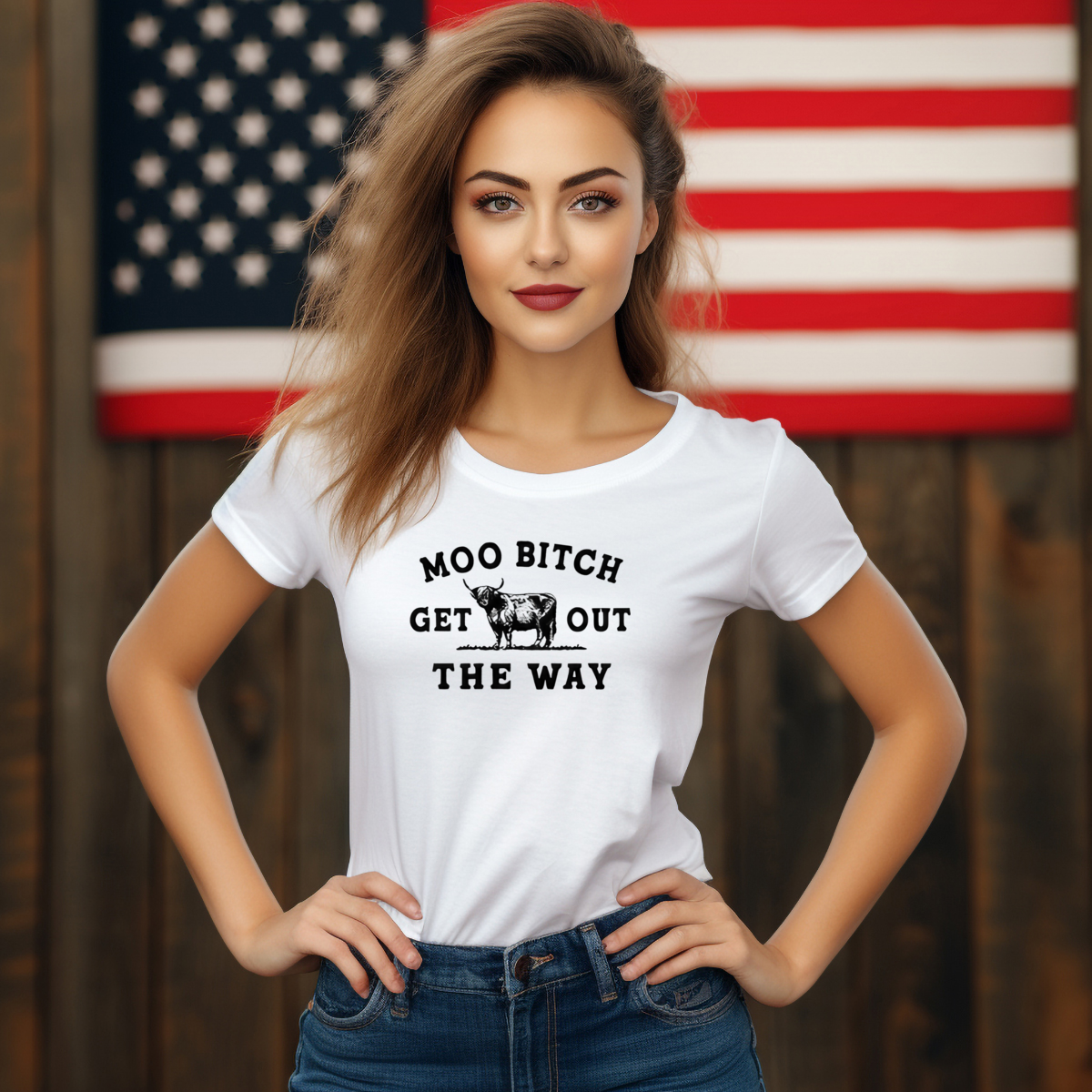 Cow Moo Bitch Get Out The Way Shirt