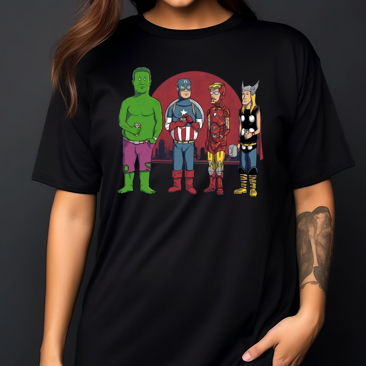 Hank Hill Marvel Avengers King of the Hill 2024 Shirt