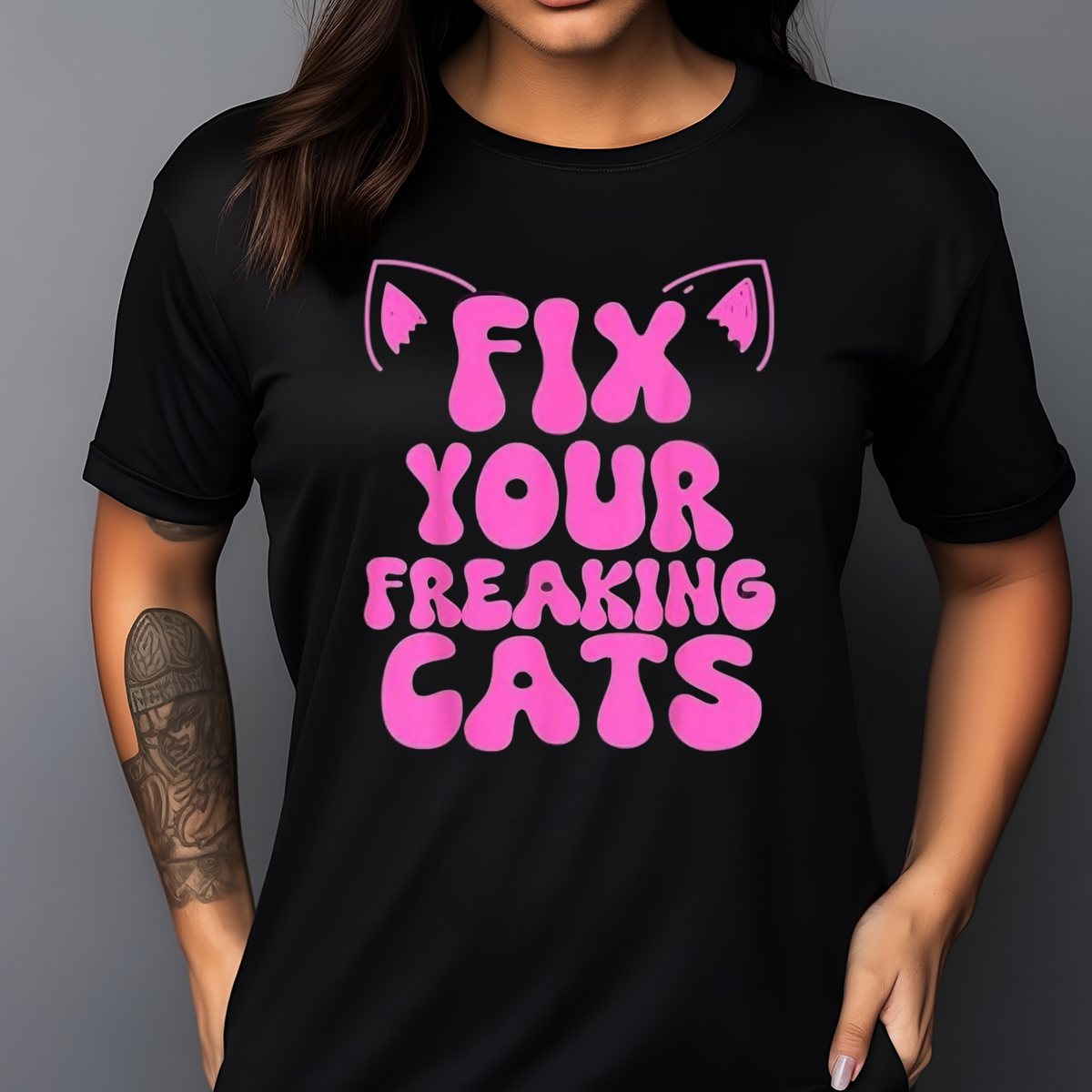 Fix Your Freaking Cats 2024 Shirt