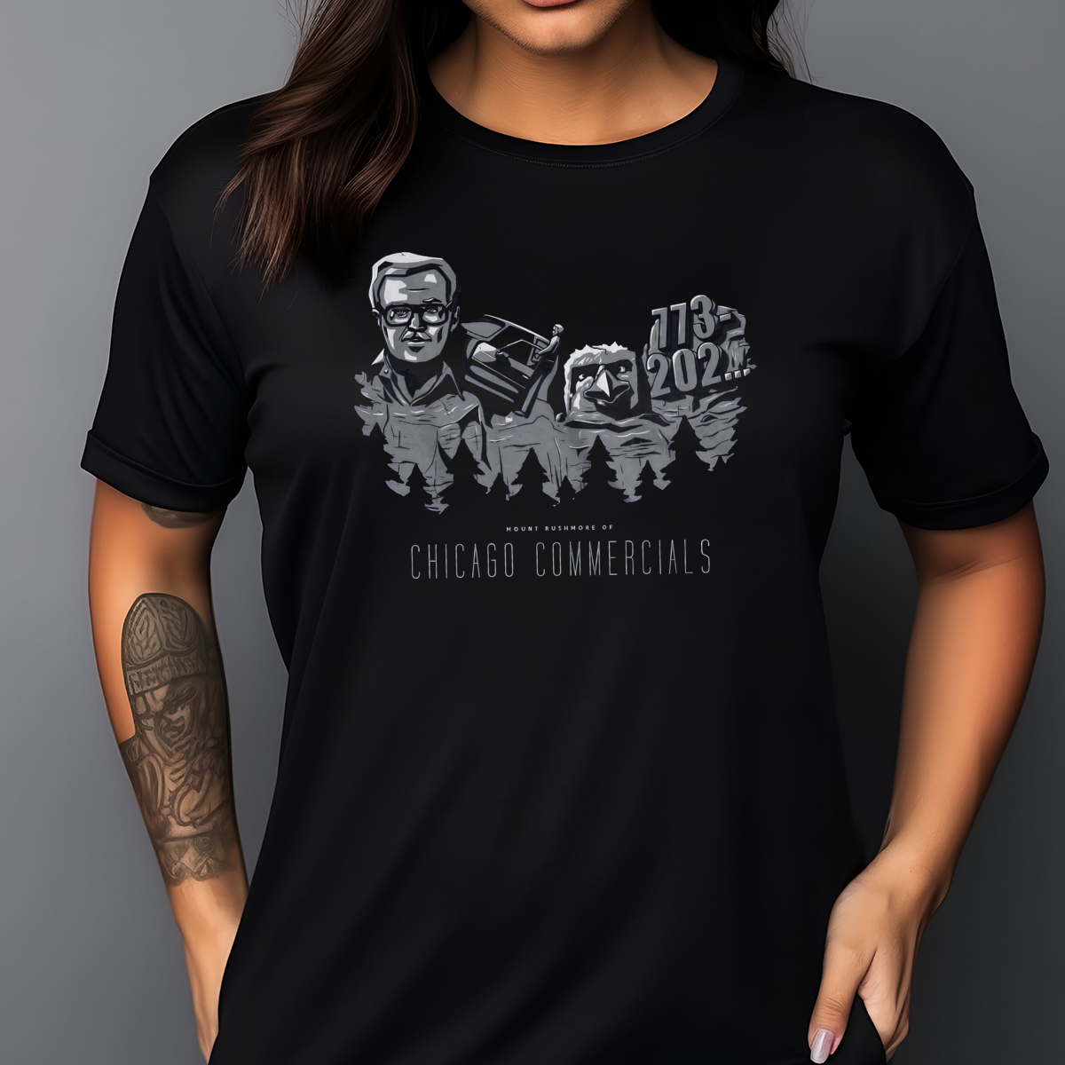 Mount Rushmore Of Chicago Commercials Shirt