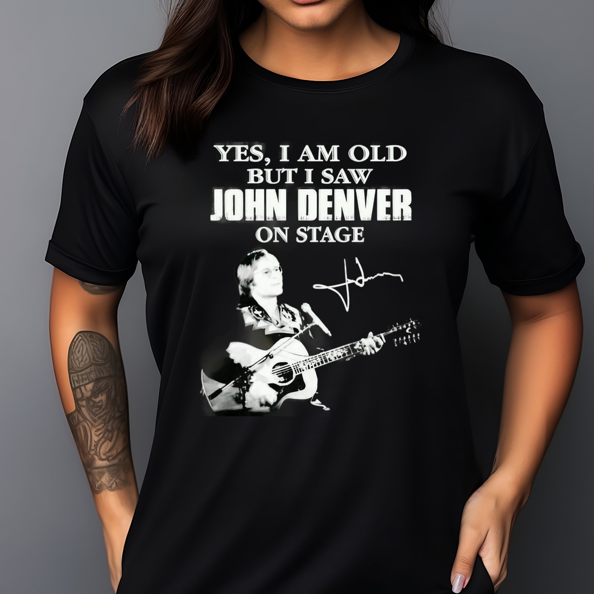 Yes I Am Old But I Saw John Denver On Stage Signature Shirt