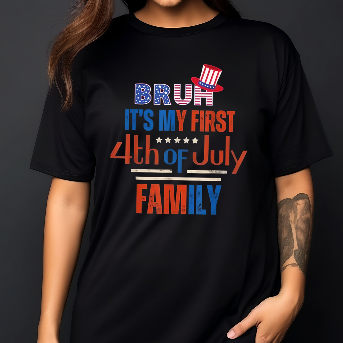 Bruh It's My First 4th Of July Family Vintage Shirt