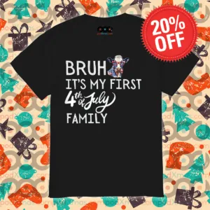 Cow Bruh It's My First 4th Of July Family Shirt