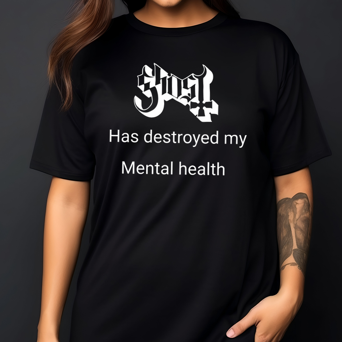 Ghost Has Destroyed My Mental Health 2024 Shirt