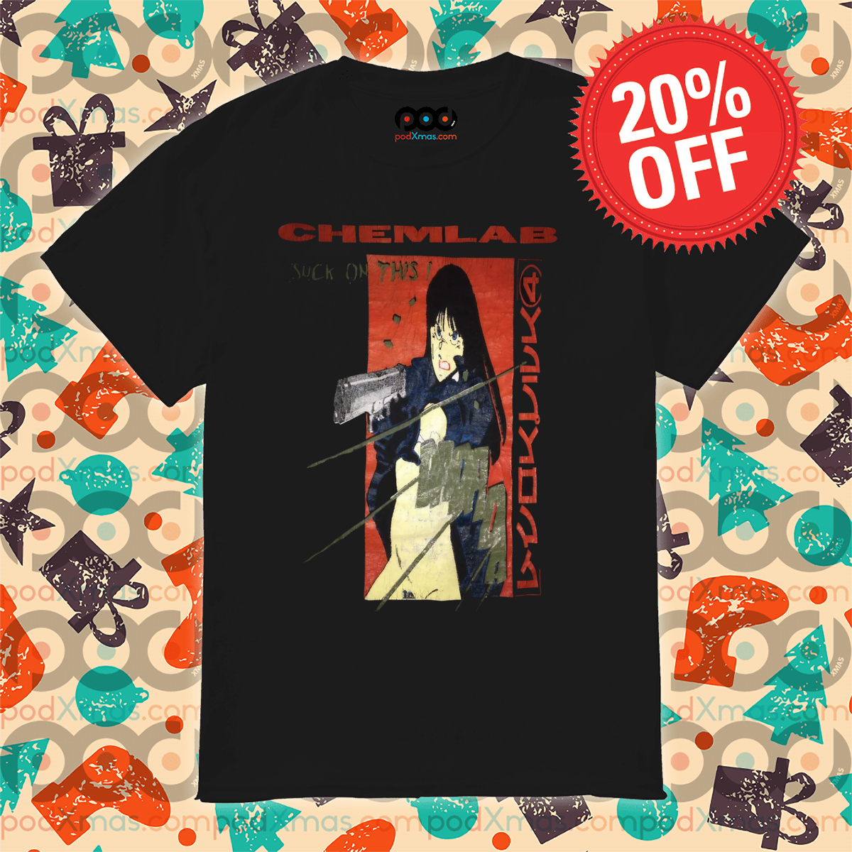Girl Chemlab Suck On This Shirt