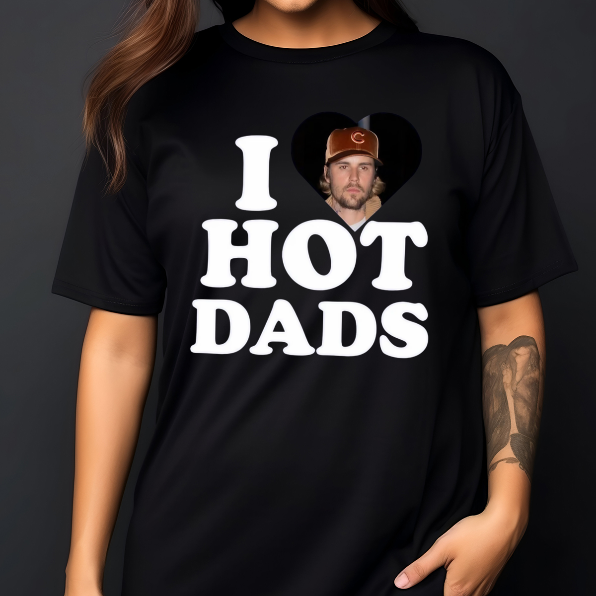 Justin Bieber I Love Hot Dads 2024 Shirt