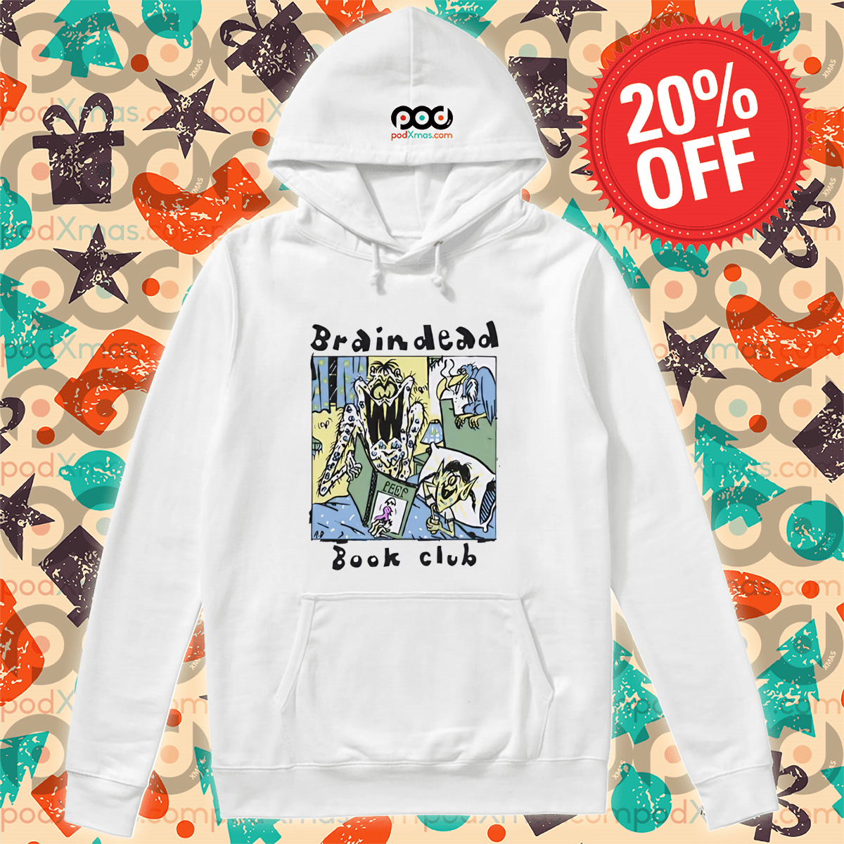 Monster Brain Dead Book Club Shirt