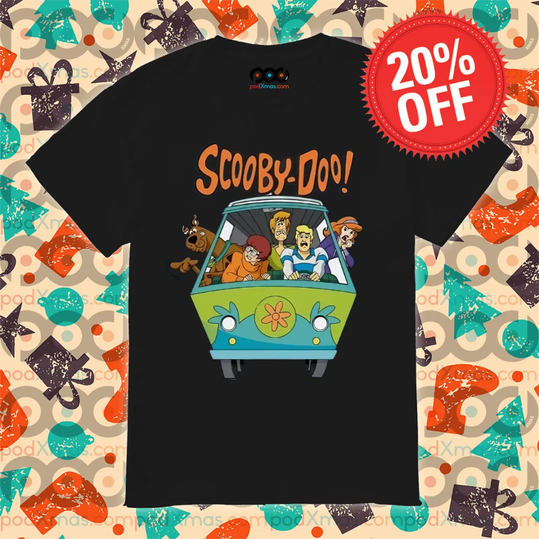 Scooby Doo Characters In The Van Cartoon 2024 Shirt