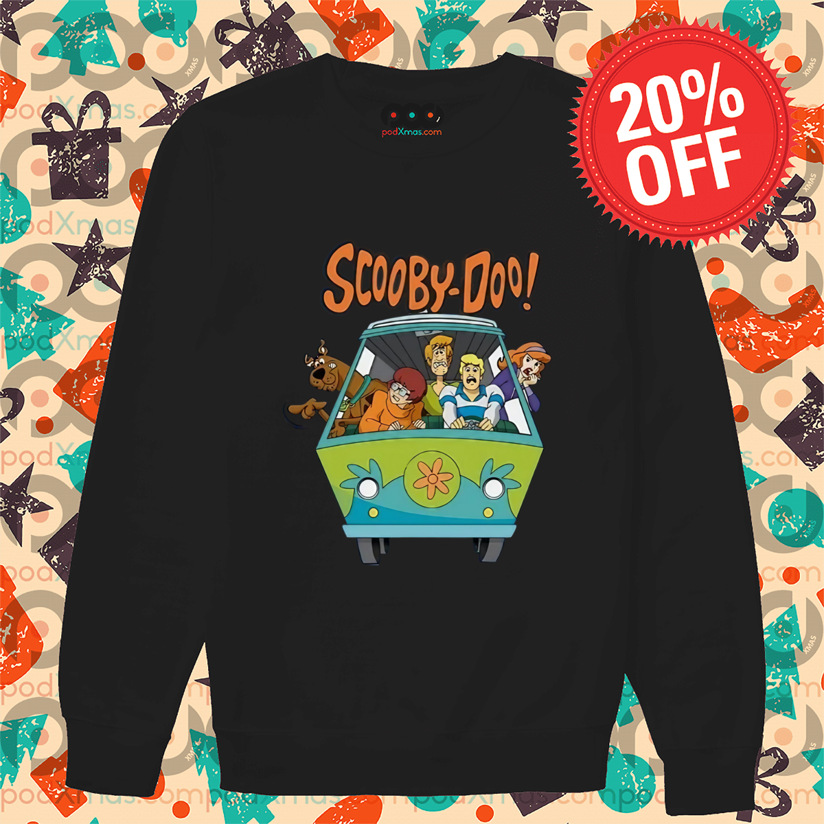 Scooby Doo Characters In The Van Cartoon 2024 Shirt