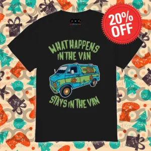 Scooby Doo What Happens In The Van Stays In The Van Shirt