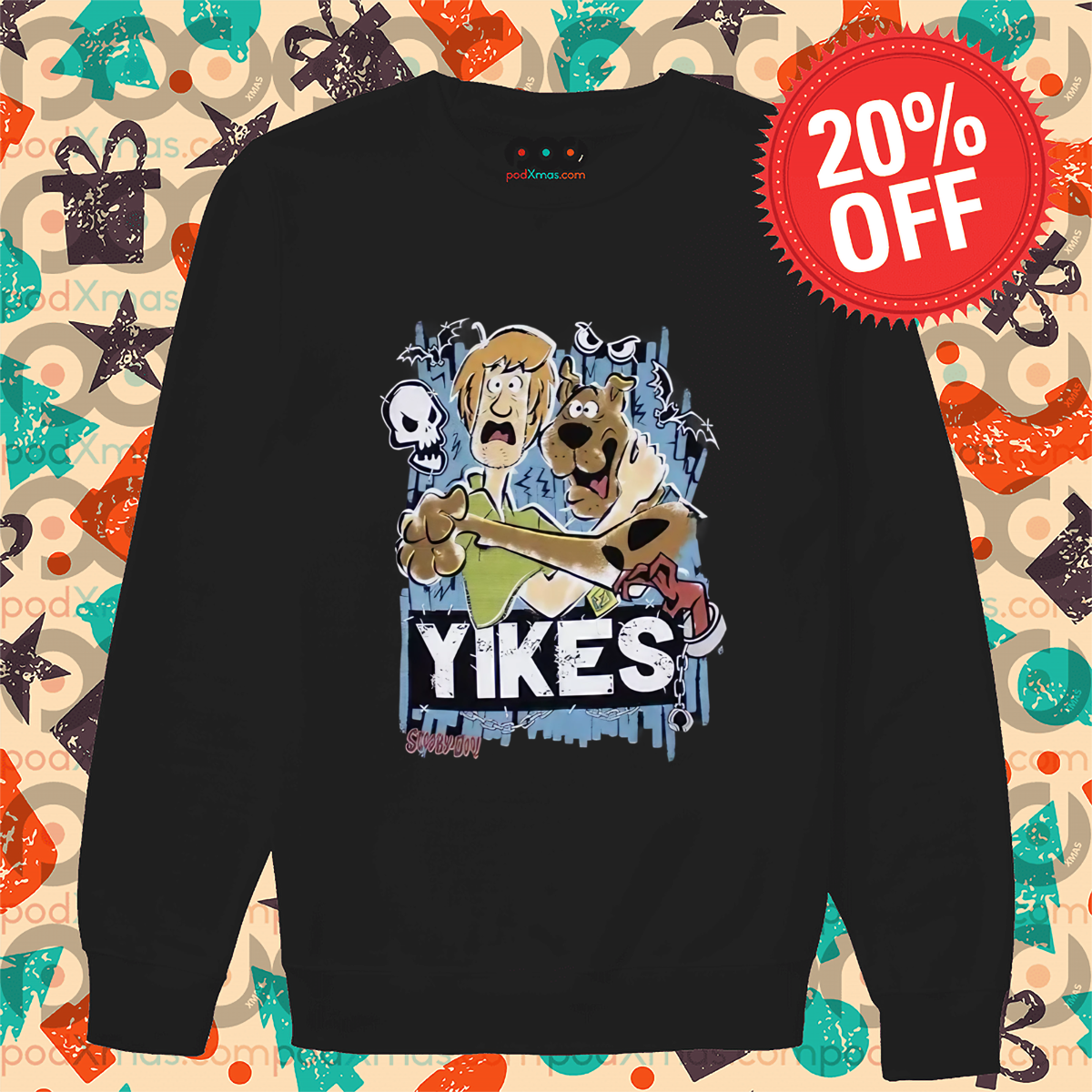 Scooby Doo Yikes Ghost Cartoon 2024 Shirt