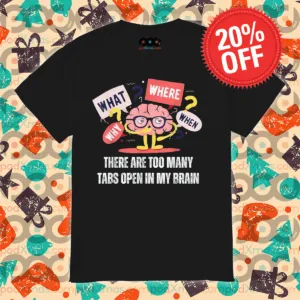Brain There Are Too Many Tabs Open In My Brain Vintage Shirt