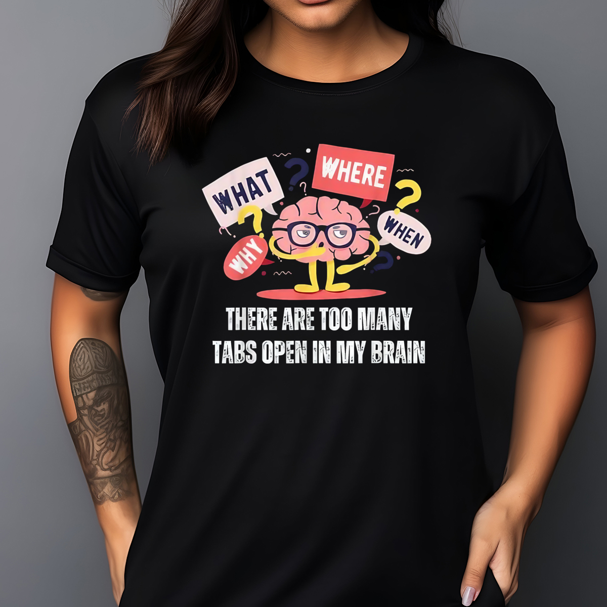 Brain There Are Too Many Tabs Open In My Brain Vintage Shirt