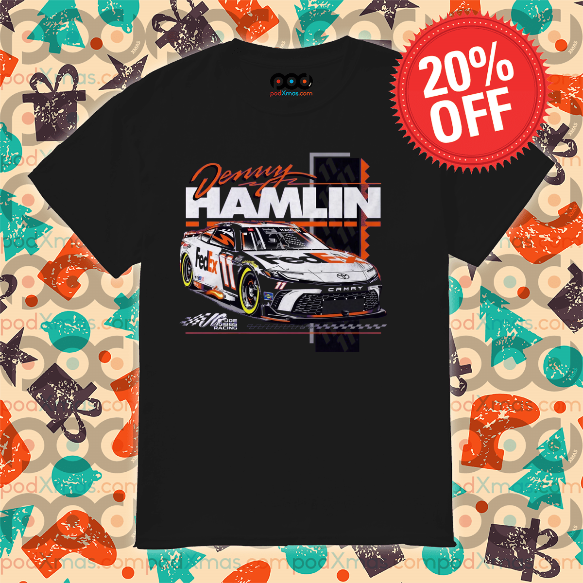 Denny Hamlin Racing F1 2024 Shirt