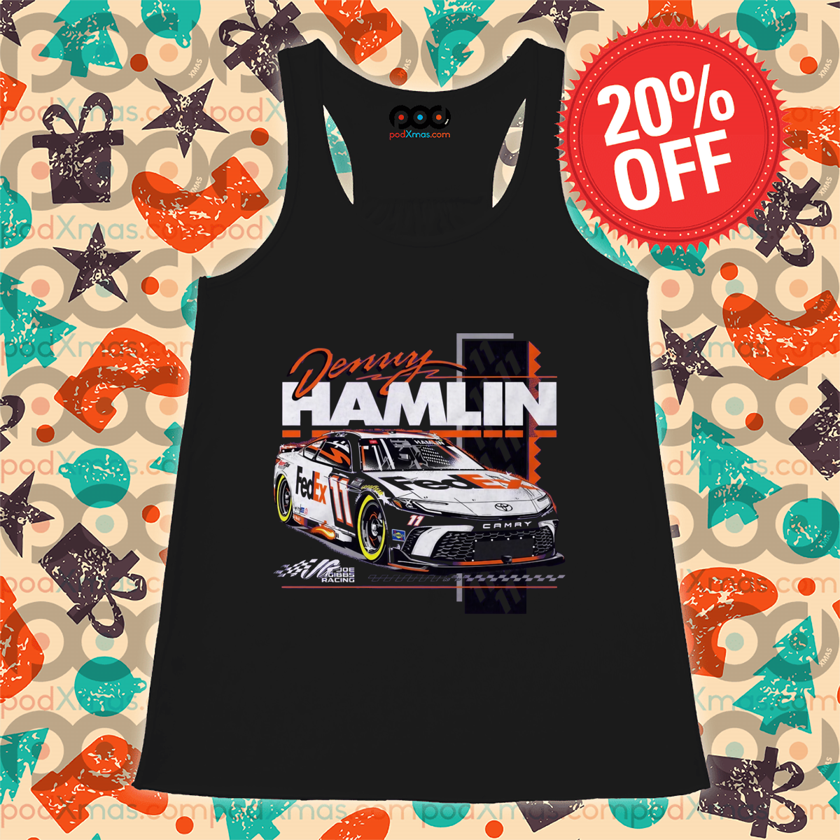 Denny Hamlin Racing F1 2024 Shirt