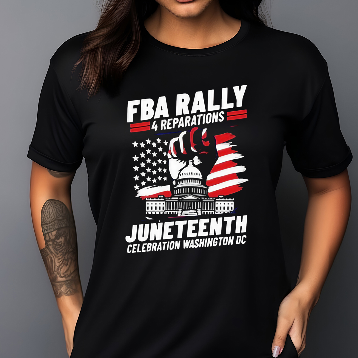 FBA Rally 4 Reparations Juneteenth Celebration Washington DC Shirt