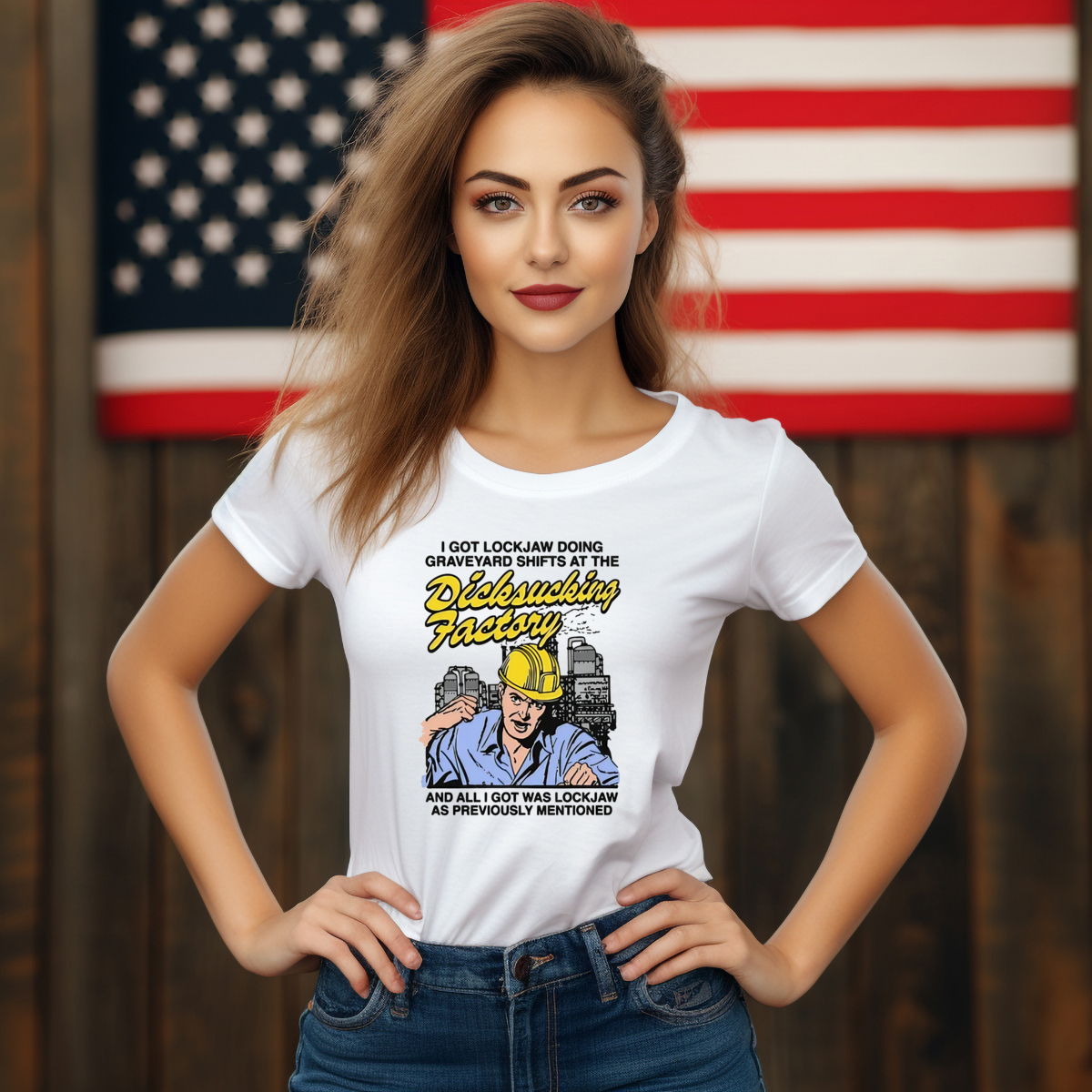 I Got Lockjaw Doing Graveyard Shifts At The Dicksucking Factory Shirt