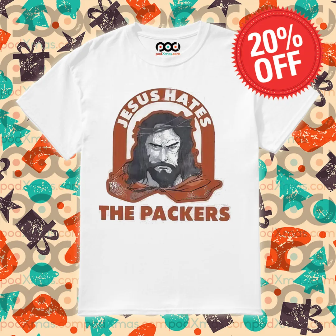 Jesus Hates The Packers Vintage Shirt