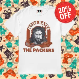 Jesus Hates The Packers Vintage Shirt