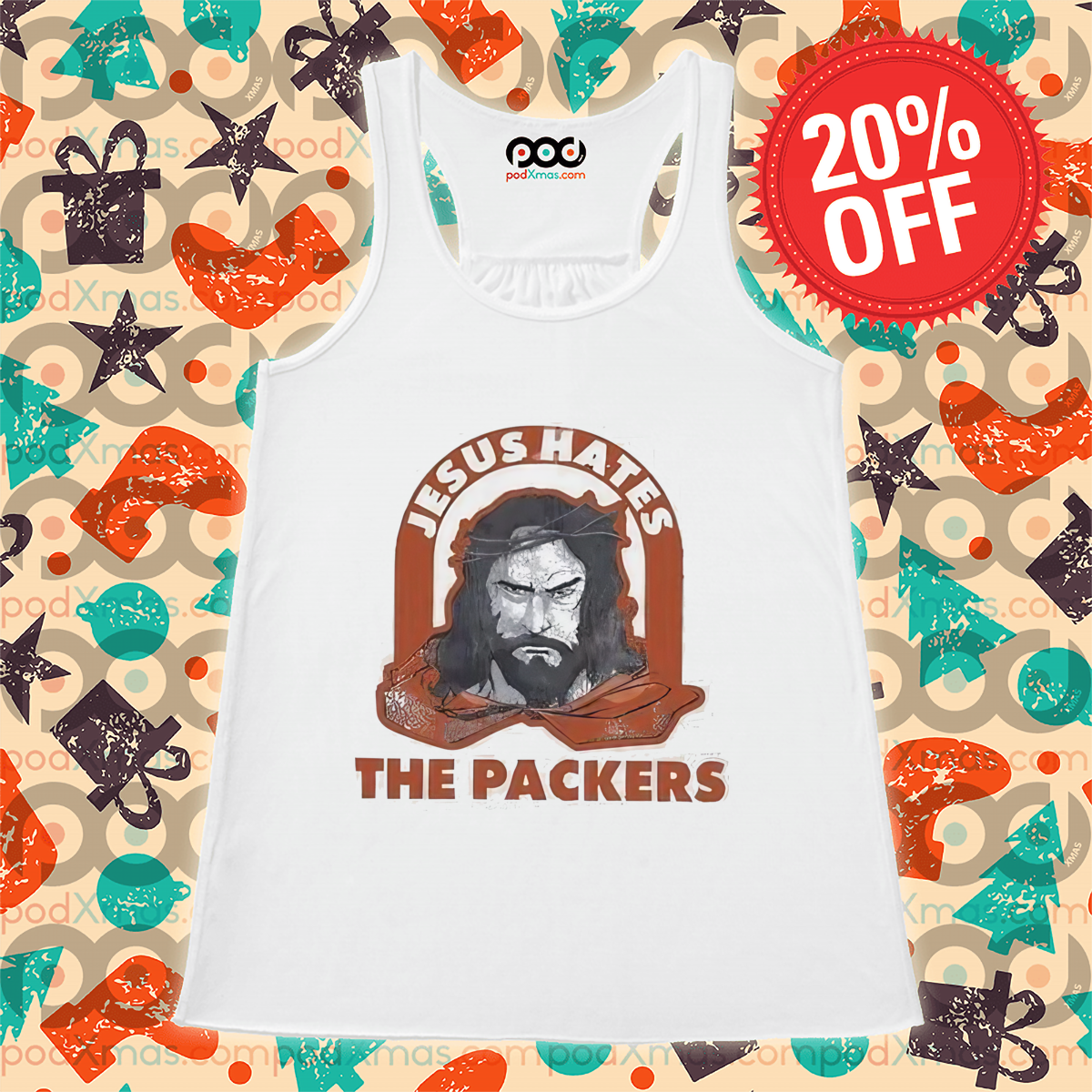 Jesus Hates The Packers Vintage Shirt