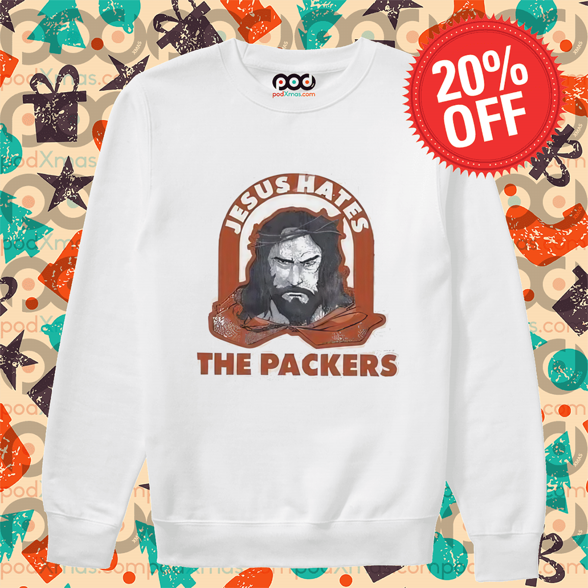 Jesus Hates The Packers Vintage Shirt