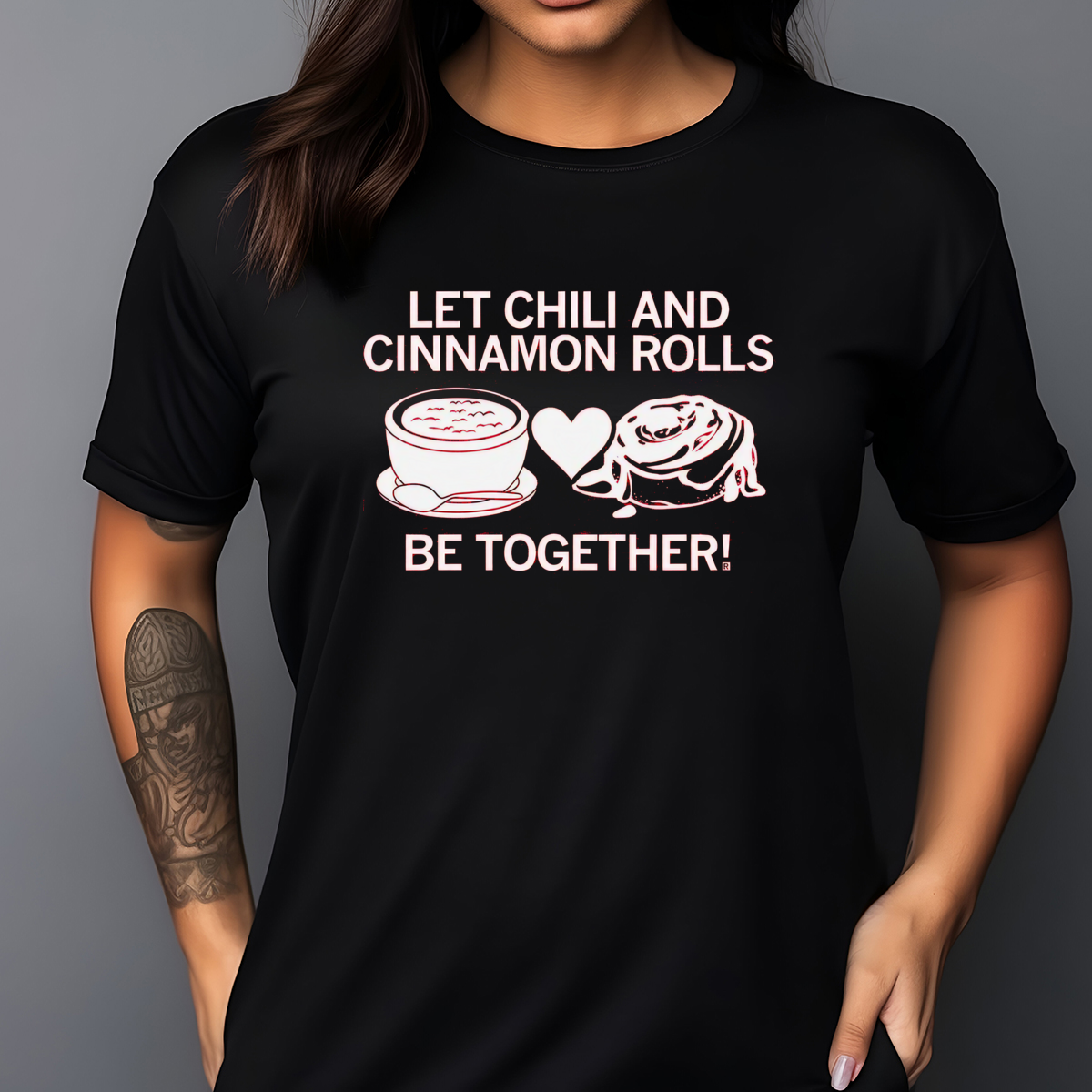 Let Chili And Cinnamon Rolls Be Together 2024 Shirt