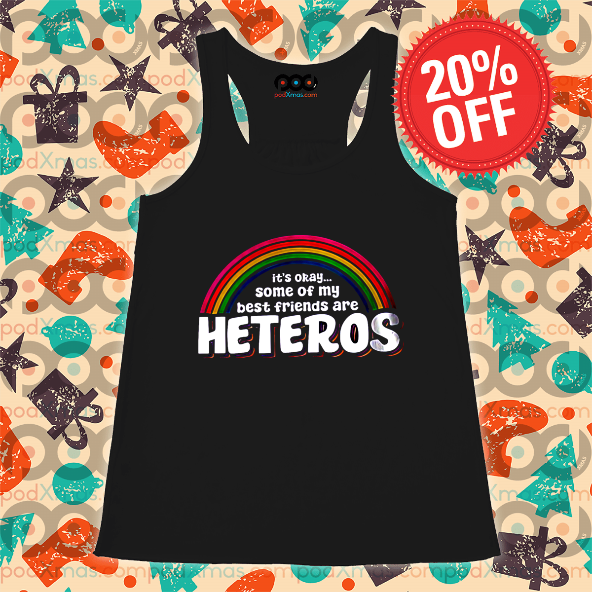 Rainbow It's Okay Some Of My Best Friends Are Heteros 2024 Shirt