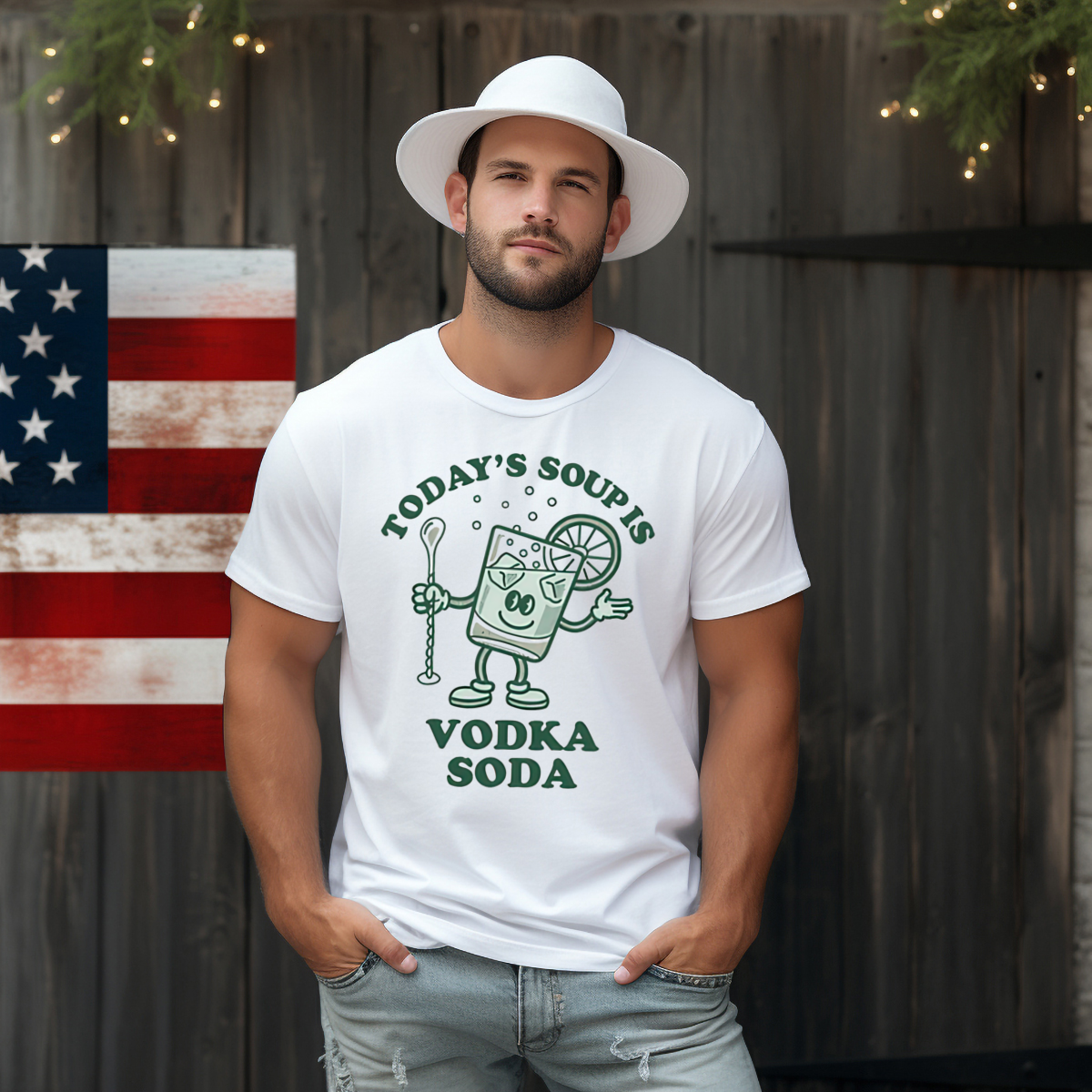 Today's Soup Is Vodka Soda 2024 Shirt