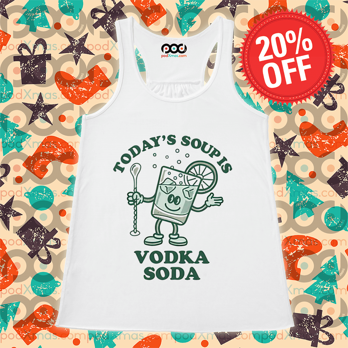 Today's Soup Is Vodka Soda 2024 Shirt