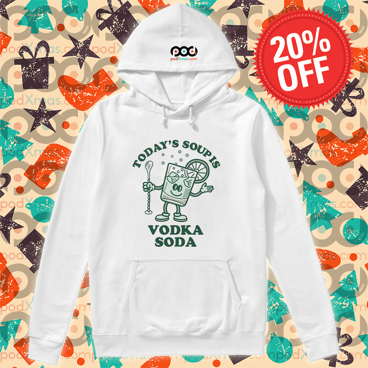 Today's Soup Is Vodka Soda 2024 Shirt