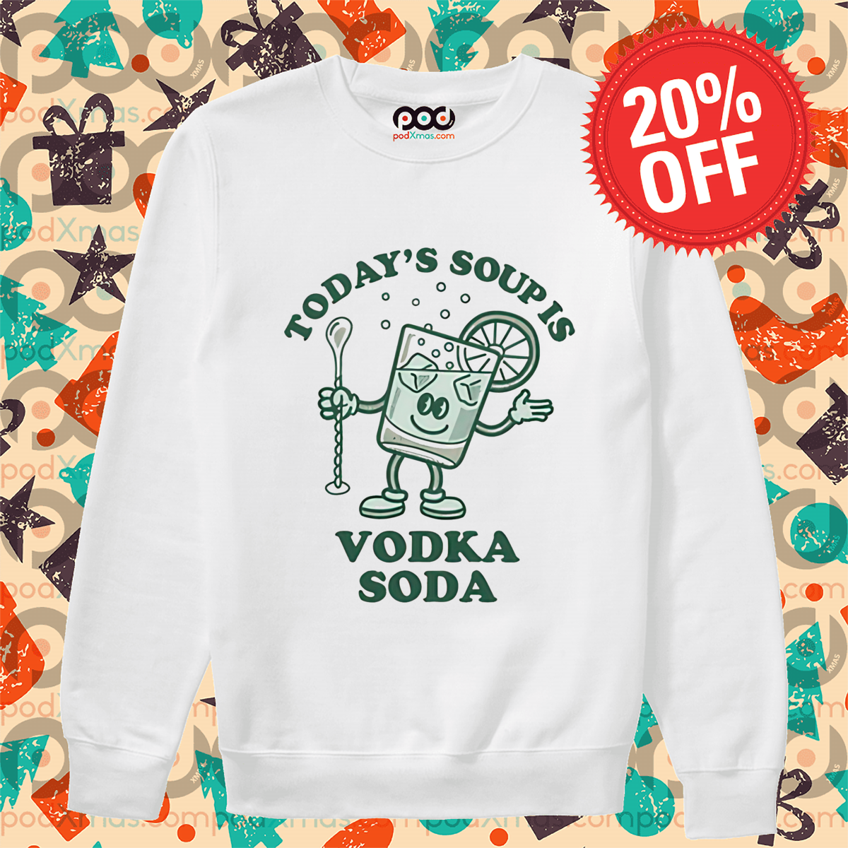 Today's Soup Is Vodka Soda 2024 Shirt